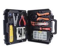 Goldtool 66407H Kit d'installation réseau de base LAN, avec testeur