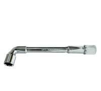 GOLDTOOLS Clé à Pipe Débouchée 13MM, 6 Pans x 6 Pans, Tête coudée à 90°, Frabriqué en Acier chrome vanadium (13MM)