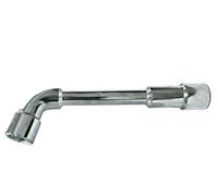 GOLDTOOLS Clé à Pipe Débouchée 27MM, 6 Pans x 6 Pans, Tête coudée à 90°, Frabriqué en Acier chrome vanadium (27MM)