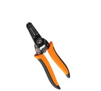 GOLDTOOLS Pince à dénuder multifonction 180mm, Poignée Ergonomique Bi-Matière, Peut être utilisée pour couper, Dénuder et sertir les câbles (Pince à dénuder 0.6-2.6mm)