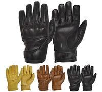Goldtop Silk & Unlined Gants Moto Viceroy en Cuir - Noir (L - 8.5")