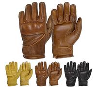 Goldtop Silk & Unlined Gants Moto Viceroy en Cuir - Piercings Brown (XXL - 9,25")