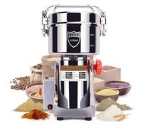 Goldtouch - Moulin à grains de 1000 g, moulin électrique à grain en acier inoxydable de 3000 W, machine de pulvérisation haute vitesse pour blé sec, avoine, maïs, poivre et haricots de café