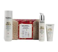 Goldwell-Dual-Senses Soins-des-cheveux Rich-RepairRich Repair X-Mas Set 2025 Dualsenses Rich Repair Shampooing Restoring 250 ml + Dualsenses Rich Repair 60 Sec Treatment 50 ml + Dualsenses Rich Repair