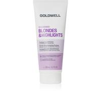 Goldwell Dualsenses Blondes & Highlights Toning Conditioner soin démêlant correcteur couleur avec pigment violet 200 ml