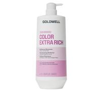 Goldwell Dualsenses Color Extra Rich Shampooing 1000 ml pour cheveux épais | Shampooing protecteur de couleur pour cheveux épais avec Luminescine & FadeStopFormula, préserve l'éclat de la couleur