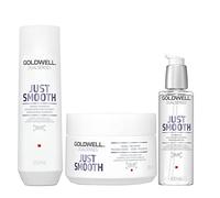 Goldwell Dualsenses Just Smooth Shampooing Disciplinant 250ml Masque 200ml Huile Disciplinante 100ml