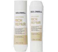 Goldwell Dualsenses Rich Repair Restoring Shampoo and Conditioner For Dry To Damaged Hair Duo Set