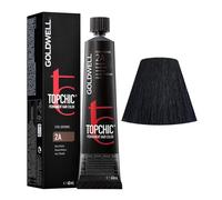 Goldwell Top Chic 2a Cool Browns Blue Black Permanent Hair Color 60ml.