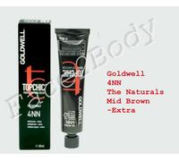 Goldwell Topchic Permanent Hair Color - The naturals - 4NN Mid Brown - Extra ...