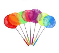 Goldyida 7 Pièces Filet à Papillons pour Enfants épuisettes Télescopiques pour Enfants Filet Papillon Télescopique Filet de Pêche Extensible de 37 à 85 cm pour Attraper des Insectes,Petits Poissons