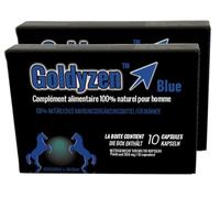 Goldyzen Blue - Compléments alimentaires naturels pour hommes, Au complexe Ginseng & Reishi - Blister de 20 gélules