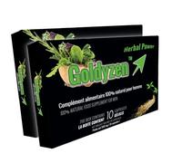Goldyzen Herbal Power - Compléments alimentaires à base de plante pour hommes, Au complexe de Ginseng- Augmentation de la énergie, performance- Paquet de 2