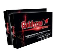 Goldyzen Red Light - Compléments alimentaires naturels pour hommes, Au complexe de Ginseng & Ashwagandha- Augmentation de la énergie, performance- Un paquet de 2 boites