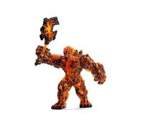 Schleich – Golem de lave avec arme 42447 – Gamme Eldrador Orange G