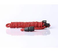 GOLEYGO Corde pour laisse pour chien Rouge réfléchissant Taille S 1,4 à 2 m Fermeture magnétique sécurisée Avec goupille adaptateur Laisse pour petits chiens jusqu'à 15 kg, charge maximale 100 kg