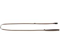 GOLEYGO Laisse plate pour chien Marron Taille S 1,4-2 m Fermeture aimantée sécurisée avec goupille d'adaptation pour chiens jusqu'à 15 kg Charge maximale 100KG