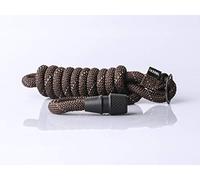 GoLeyGo Kerbl 2.0 Laisse plate pour chien avec fermeture aimantée et broche adaptateur Marron Taille M