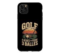 Golf 4 Heures pour Perdre 3 Balles Parcours Coque pour iPhone 11 Pro Max