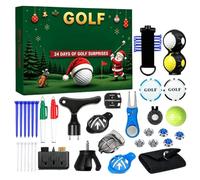 Golf Advent 2026 Calendar for Adult Men Teen Boy - Golf Countdown Calendar | Kit D'accessoires De Golf 24 Jours De Noël Avec Brosse De Golf, Serviette, Outil De Réparation Divot, Alignement De Balle, Te