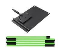 Golf Alignment Stick Holder Set - 180 Degree Adjustable Portable Training System, Swing Plane Correction Aid Kit, Aiming Putting Practice Tool, Indoor Outdoor Golf Training Use for Men Women