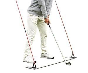 Golf Alignment Sticks - Golf Practice Equipment, Post Corrector with High-Visibility Precision Rods, Professional Putting Green Training Aid, Swing Path Instructor, Golfing Accessory for Men Women
