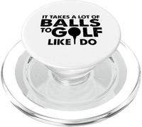 Golf Amusant - Il Faut Beaucoup de balles pour Le Golf PopSockets PopGrip pour MagSafe