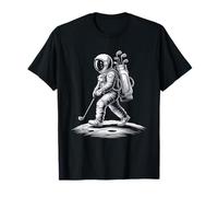 Golf Astronaut Moonshot Illustration T-Shirt