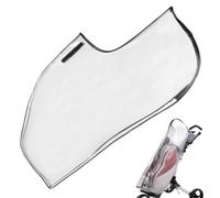 Golf Bag Cover - Waterproof PVC Protection, Clear Dustproof Rain Shield