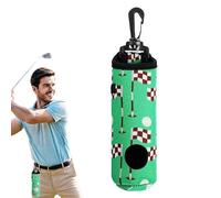 Golf Bag Holder - Portable Ball Carry With Keychain Clips, 3 Tee Capacity, Durable Water-Resistant Lightweight Accessory | Convenient Organizer For Men Women Golfers Travel Driving Range Practice