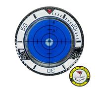 Golf Ball Marker - Green Reader Tool for Precision Play | Compact Body with Easy Reading Scale, Court Accessory, Soccer Aid, Basketball Gauge, Golf Course Equipment for Athletes and Trainers