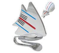 Golf Ball Marker Hat Clip 3.25x3cm Zinc Alloy With Magnetic Design, Airplane Pattern Three-Line Alignment For Precise Putting, Magnetic Hat Clip For Easy Placement And Removal, Lightweight Golf Access