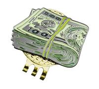 Golf Ball Marker Hat Clip, Ball Marker, Dollar Design Dollar Golf Hats | Dollar Golf Ball Marker For Putting Green Hat Clip Holder Golf Bag Accessory Travel Pocket Outdoor Sports Golfeur Game Day