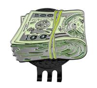 Golf Ball Marker Hat Clip, Ball Marker, Dollar Design Dollar Golf Hats | Dollar Golf Ball Marker For Putting Green Hat Clip Holder Golf Bag Accessory Travel Pocket Outdoor Sports Golfeur Game Day