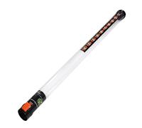 Golf Ball Pickup Retriever Tube - ABS Transparent 91x7cm Lightweight Cylindrical Design | Driving Range Ball Collector with Slotted Labor Saving Grab, Easy Carry | Portable Golf Practice Báll