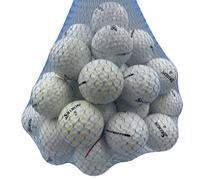 Golf Ball Planet Lot de 50 balles de golf usagées douces pour Srixon 3A/Good - Blanc