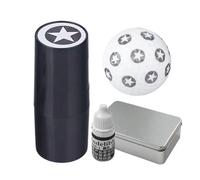 Golf Ball Stamp, Quick Drying Golf, Ball Marking Tool, with Portable Balls Identification Stamper, Quality Precision Marking, Sturdy Build Design, Golfs Accessory Style, for Player and Outdoor Use