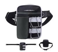 Golf Ball Tee Carry Pouch - Waterproof Travel Golfing Waist Bag | Golf Ball Tee Carry Pouch - Designed With An Adjustable Waist Strap For Hands-free Comfort