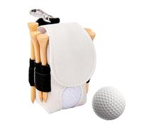 Golf Ball Waist Bag 1.77x3.35x0.39 inches | Small Pouch Bag for Golf Balls Tees with Belt Clip,Portable with Safe Lock for GolfBalls