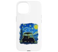 Golf Cart Golfeur Van Gogh Nuit Étoilée Amateur De Golf Coque pour iPhone 15