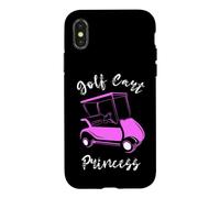 Golf Cart Princess Golfing Golf Sport Lover Coque pour iPhone X/XS