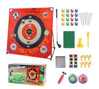 Golf Chipping Game - Golf Chipping Mat Battle Game Set | Educational Training Aid Outdoor Toys | Golfs Practice Hitting Gam With Accessories For Backyard Golfers Yard Kids Fathers Teen Adults Men Part