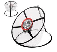 Golf Chipping Net, Portable Training Aid, 24.61x22.83x21.26 Inches Nets Two-Layers, Target Practice Tool with Strong Build, Outdoor Backyard Gear with Compact Design, Office Train Accessory for Adults