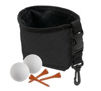 Golf Cleaner Bag, Dry Washable Pouch, Golf Ball Cleaning Bag Tool, Dirt Removal Brush Storage Accessory Portable Cleaning for Course Driving Range Training Ground Use 4.13 x 2.76 x 4.13in