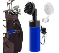 Golf Club Brush Cleaner, Groove Tube Scrubber, Leakproof Water Reservoir Tool, 1.85x2.95x8.07 Inches, Compact Cleaning Design, Ideal for On Course Use by Men, Women, Dad, Husband, Golfer, Boyfriend