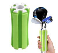 Golf Club Carrier - Compact Easy-Access Bracket | Golf Clubs Holder with Padded Handle Organizer for Beginner Women Men | Golfs Club Fixed Clip Holder Bag Cart Green Driving Range Backyard Travel