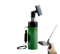 Golf Club Cleaner Brush | Golf Cleaning Brush Press Type Water Dispenser | Portable Golfs Grõove Cleaning Tool with Spray Bottle | Retractable Lanyard Nylon Bristles