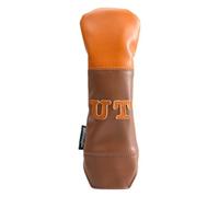 Golf Club Cover - Brown PU Leather, Hybrid Wood Shell, Padded Driver Guard | Protective Golf Driver Fairway Woods Cover Hybrid Rescue Headcover Golf Club Covers Brown PUfor All Fairway Clubs And Drivers