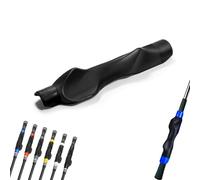 Golf Club Grip - Golf Swing Aid Club Attachment, for Correct Hand Placement, Lightweight Ergonomic Design (Black)