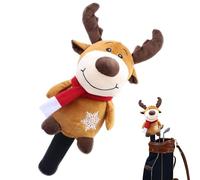 Golf Club Head Cover - Christmas Golf Headcover for Woods Protection | Soft Sleeve with Festive Design, Scratch Resistant Shield for Outdoor Practice Driving Range Tournament, 49x20x16cm Multicolor